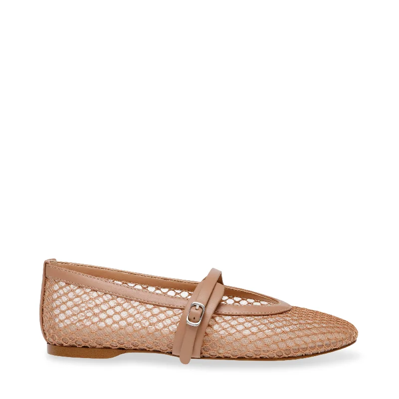 Sustainable Women's Recycled Material Loafers in Gray for Eco - Conscious ShoppersMODESTY-M NUDE MESH