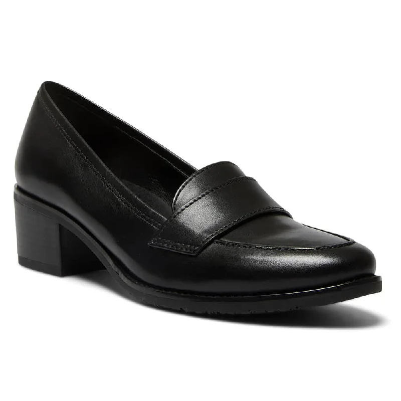 Women's Bow - Embellished Loafers in Red for a Feminine TouchNapoli Loafer in Black Leather Women's Bow - Embellished Loafers in Red for a Feminine TouchNapoli Loafer in Black Leather