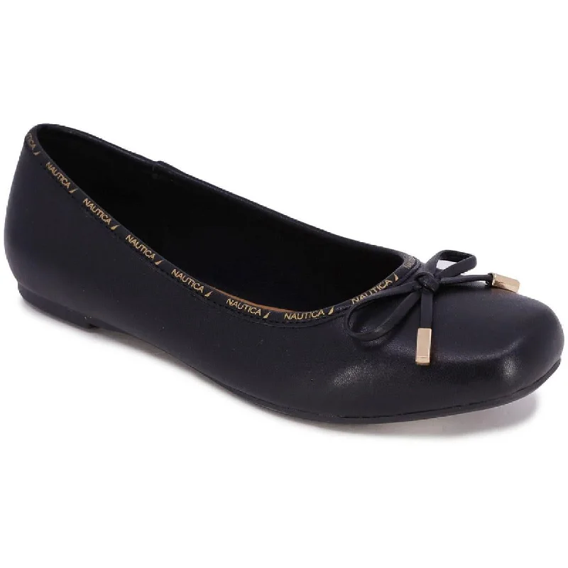 Sustainable Recycled Material Women's Oxfords in Gray for Eco - Conscious ShoppersNautica Womens Alix Leather Square Toe Ballet Flats Sustainable Recycled Material Women's Oxfords in Gray for Eco - Conscious ShoppersNautica Womens Alix Leather Square Toe Ballet Flats