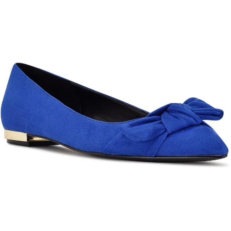 Women's Bow - Adorned Oxfords in Red for a Feminine AppealNine West Womens Faux Suede Pointed Toe Ballet Flats Women's Bow - Adorned Oxfords in Red for a Feminine AppealNine West Womens Faux Suede Pointed Toe Ballet Flats