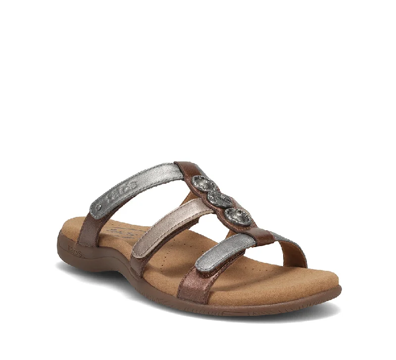 Child - Friendly Women's Sandals with a Secure Buckle in Purple for Moms on the GoPrize 4 - Metallic Multi Child - Friendly Women's Sandals with a Secure Buckle in Purple for Moms on the GoPrize 4 - Metallic Multi
