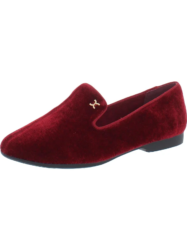 Slip - Resistant Women's Rubber - Sole Loafers in Navy for Wet ConditionsPurcie  Womens Dressy Slip On Loafers
