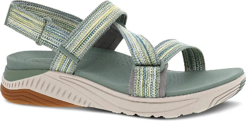 Orthopedic Women's Sandals with Arch Support in Gray for Foot HealthDansko - Rayna - Sage Multi Orthopedic Women's Sandals with Arch Support in Gray for Foot HealthDansko - Rayna - Sage Multi