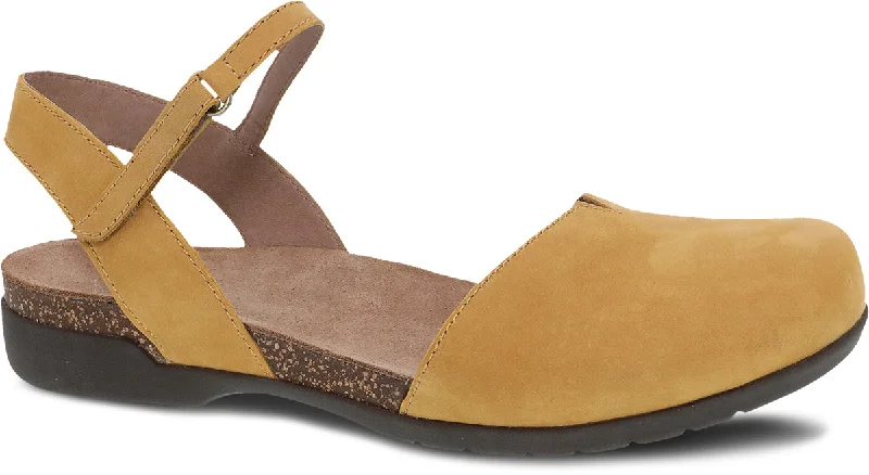 Child - Friendly Women's Sandals with a Secure Buckle in Purple for Moms on the GoDansko - Rowan - Mustard Child - Friendly Women's Sandals with a Secure Buckle in Purple for Moms on the GoDansko - Rowan - Mustard