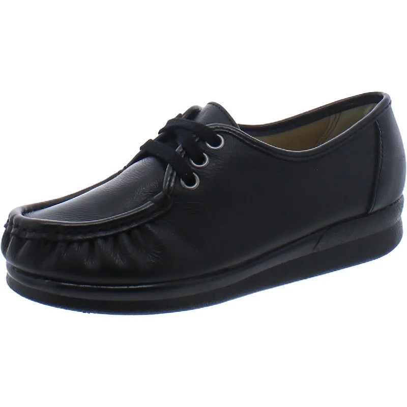 Waterproof Women's Oxfords in Black for Rainy DaysSoftspots Womens Annie Lo Leather Lace-Up Moccasins Waterproof Women's Oxfords in Black for Rainy DaysSoftspots Womens Annie Lo Leather Lace-Up Moccasins