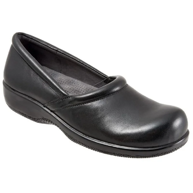 Women's Premium Full - Grain Leather Oxfords in Dark Brown for a Classic Office LookSoftWalk Womens Adora Casual Clogs Women's Premium Full - Grain Leather Oxfords in Dark Brown for a Classic Office LookSoftWalk Womens Adora Casual Clogs