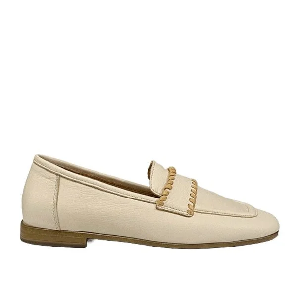 Women's Fur - Lined Loafers in Tan for a Cozy Winter OptionSEMPRE DI 4659