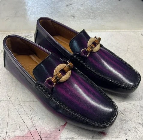 Plus Size Women's Wide - Fit Penny Loafers in Black for All - Day ComfortStyle: Miami-Purple Plus Size Women's Wide - Fit Penny Loafers in Black for All - Day ComfortStyle: Miami-Purple