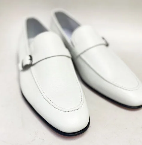 Women's Geometric - Patterned Loafers in Multicolor for a Fashion - Forward LookStyle: 19104-White Women's Geometric - Patterned Loafers in Multicolor for a Fashion - Forward LookStyle: 19104-White