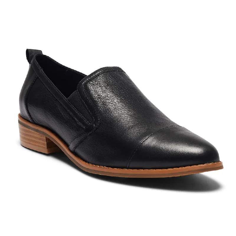 Elastic - Back Women's Loafers in Teal for Easy On - and - OffTactic Loafer in Black Leather Elastic - Back Women's Loafers in Teal for Easy On - and - OffTactic Loafer in Black Leather