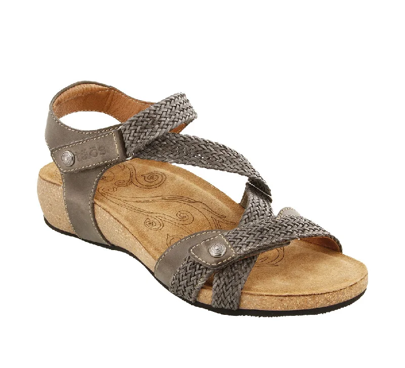 Child - Friendly Women's Sandals with a Secure Buckle in Purple for Moms on the GoTrulie - Dark Grey Child - Friendly Women's Sandals with a Secure Buckle in Purple for Moms on the GoTrulie - Dark Grey