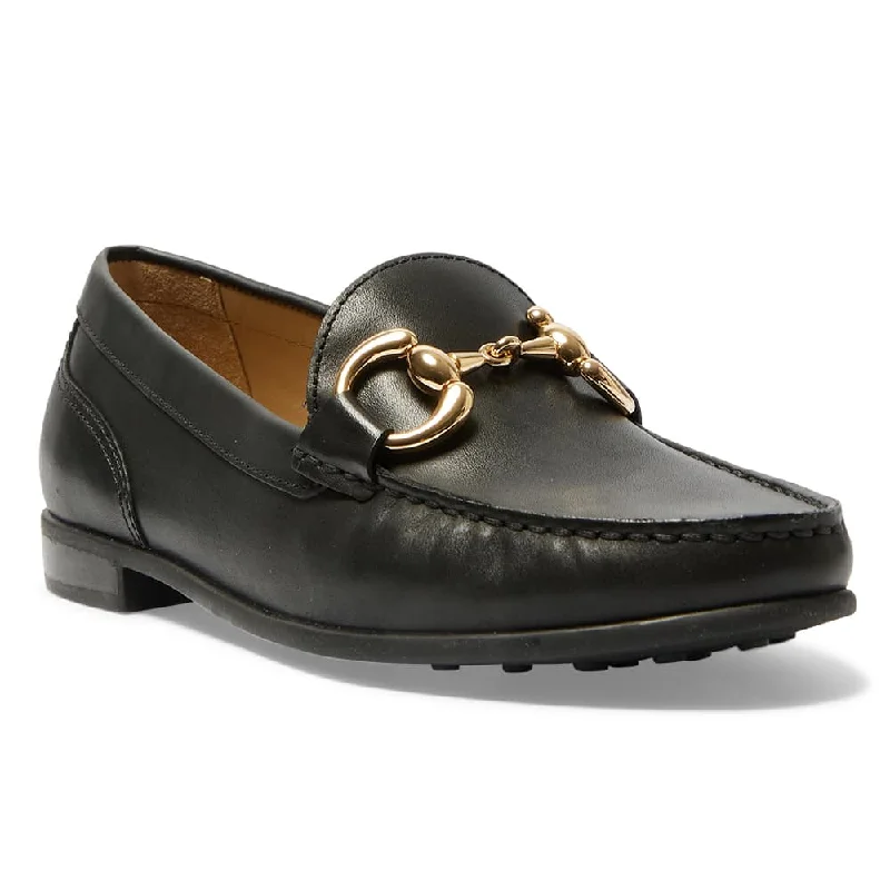 Lightweight Women's Mesh - Paneled Loafers in White for BreathabilityTuscany Loafer in Black Leather