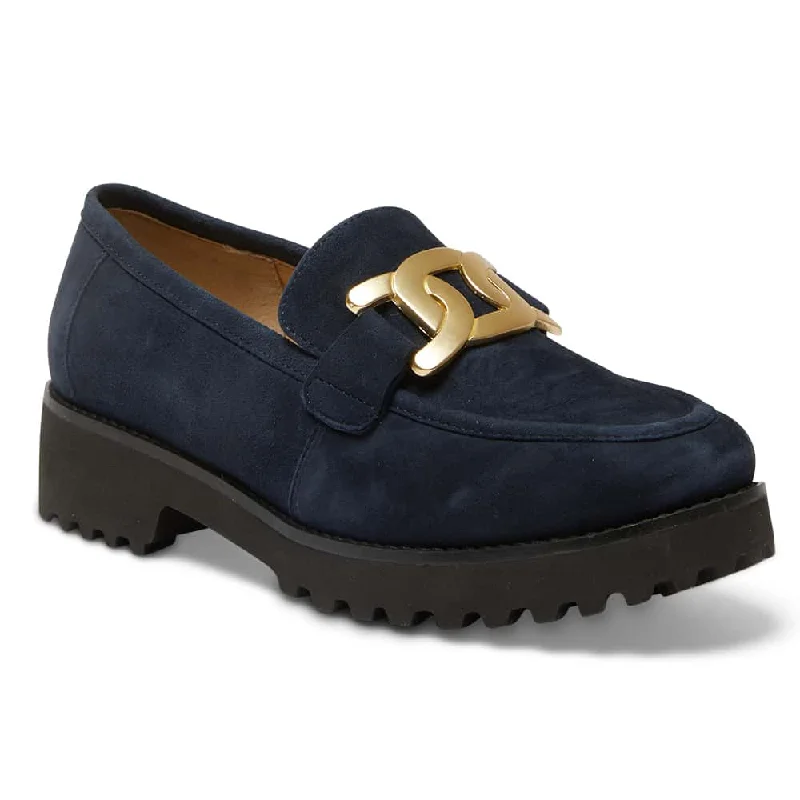 Shock - Absorbing Women's Loafers in Gray for Active LifestylesValley Loafer in Navy Suede Shock - Absorbing Women's Loafers in Gray for Active LifestylesValley Loafer in Navy Suede