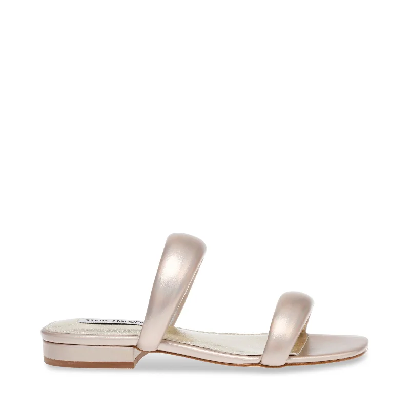 Women's Fur - Lined Loafers in Tan for a Cozy Winter OptionVIDAS CHAMPAGNE