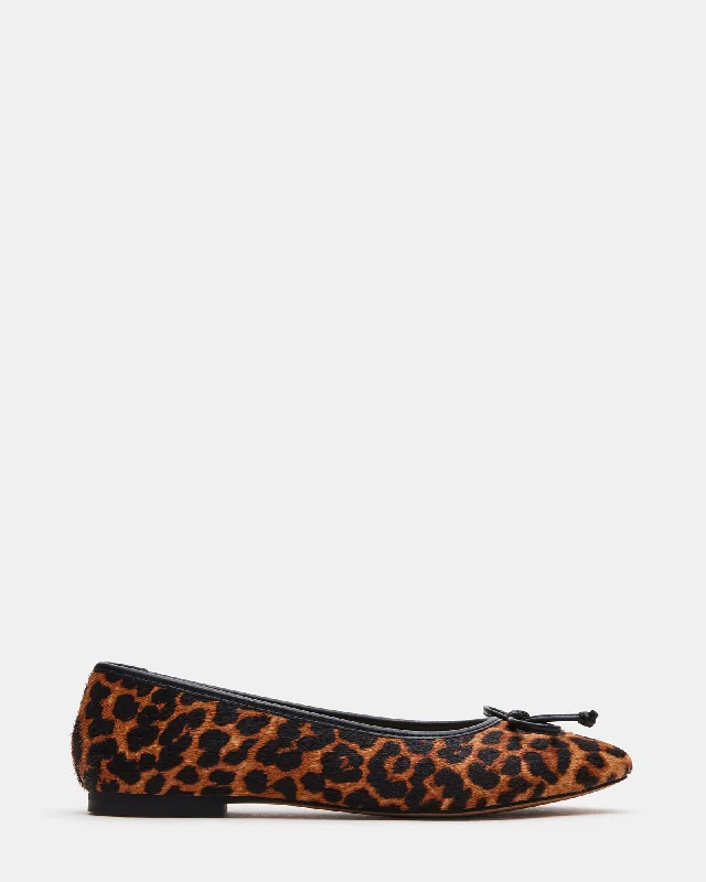 Orthopedic Women's Loafers with Arch Support in Brown for Foot HealthVIXEN LEOPARD