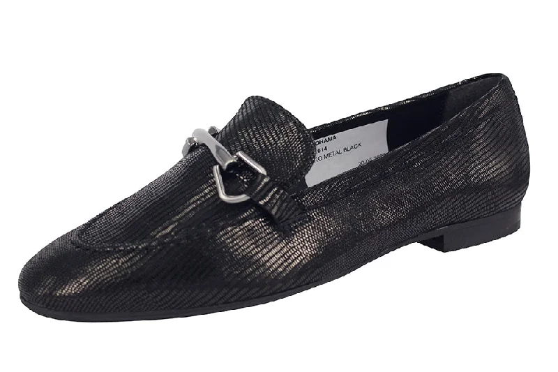 Women's Fur - Lined Loafers in Tan for a Cozy Winter OptionYOKOHAMA - CAIRO BLACK