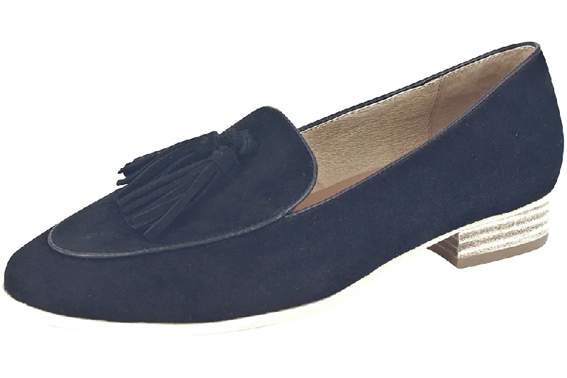Women's Premium Leather Tassel Loafers in Dark Brown for a Classic Office Look706 - SUEDE BLACK Women's Premium Leather Tassel Loafers in Dark Brown for a Classic Office Look706 - SUEDE BLACK