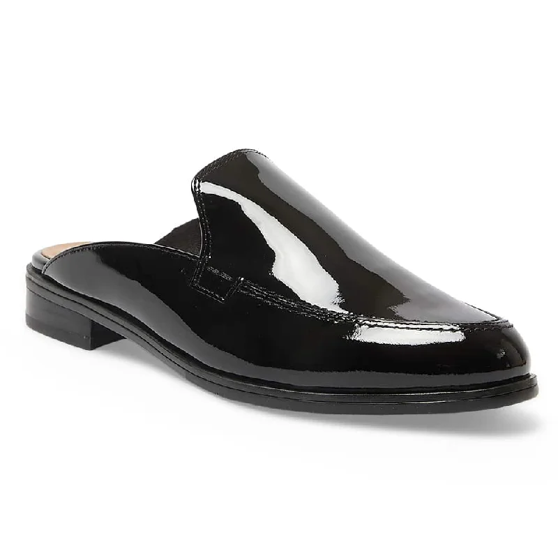 Adjustable Strap Women's Loafers in Tan for a Custom FitWest Flat in Black Patent