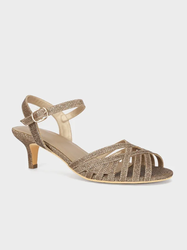 Shock - Absorbing Women's Sandals with a Soft Insole in Black for Active LifestylesWomen "DAKOA" Stylish Mid Low Heel Sandals Shock - Absorbing Women's Sandals with a Soft Insole in Black for Active LifestylesWomen "DAKOA" Stylish Mid Low Heel Sandals