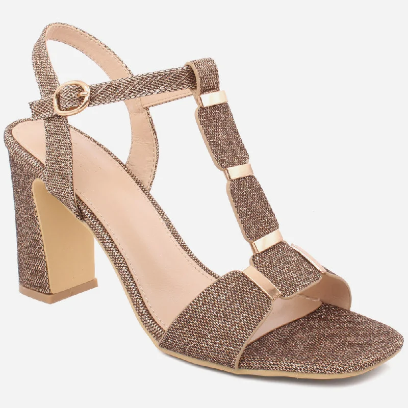 Shock - Absorbing Women's Sandals with a Soft Insole in Black for Active LifestylesWomen "ROSE" Block T-Strap Buckle Closure Slip On Block Heel Sandals Shock - Absorbing Women's Sandals with a Soft Insole in Black for Active LifestylesWomen "ROSE" Block T-Strap Buckle Closure Slip On Block Heel Sandals