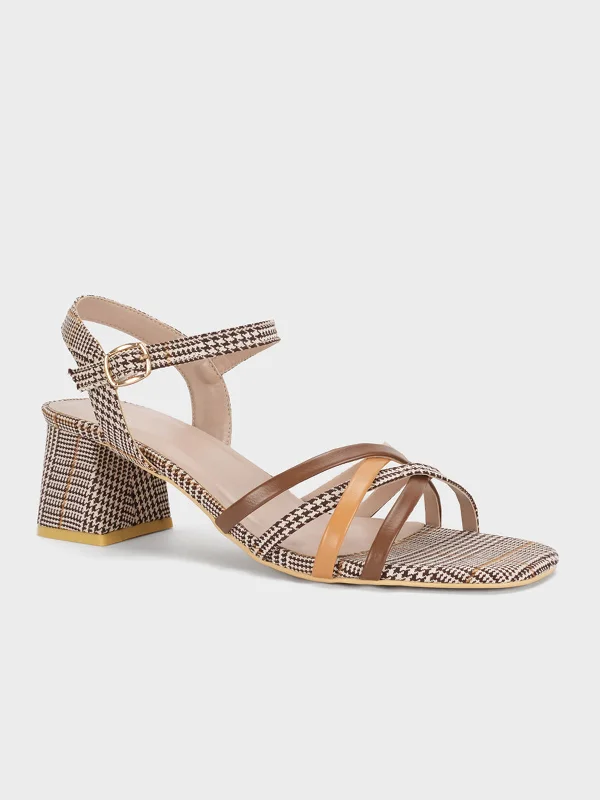 Women's Ankle - Strap Sandals with a Block Heel in Red for a Sophisticated StyleWomen "SCHWITZ" Casual Strappy Summer Sandals Women's Ankle - Strap Sandals with a Block Heel in Red for a Sophisticated StyleWomen "SCHWITZ" Casual Strappy Summer Sandals