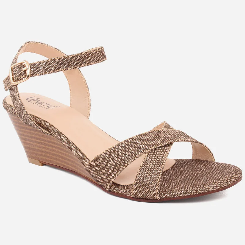 Women's Strappy Gladiator Sandals with Buckle Closures in Tan for a Boho LookWomen "WANGARI " Decent Wedge Heel Sandals Women's Strappy Gladiator Sandals with Buckle Closures in Tan for a Boho LookWomen "WANGARI " Decent Wedge Heel Sandals