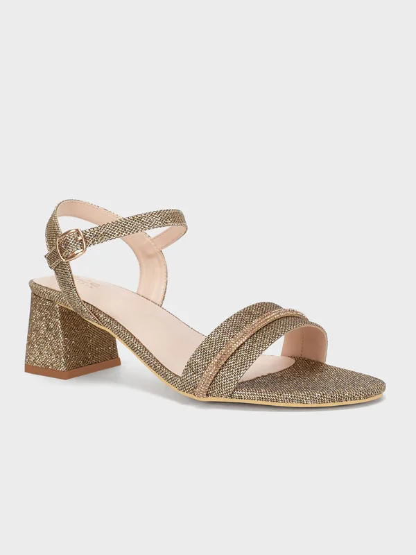 Women's Flat Slide Sandals with a Memory Foam Insole in White for All - Day ComfortWomen's "KEALA" Evening Wear Sandals