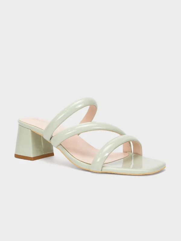 Women's Leather - Strapped Sandals with a Braided Detail in Brown for a Rustic AppealWomens "NEREUS" Patent Casual Sandals