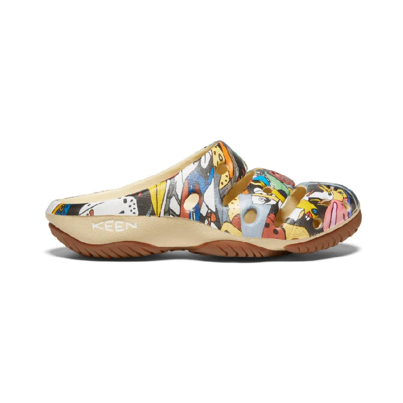 Women's Leather - Strapped Sandals with a Braided Detail in Brown for a Rustic AppealWomen's Yogui Arts Clog x ARTPARA FUKAGAWA  |  Kujira To Nakamatachi