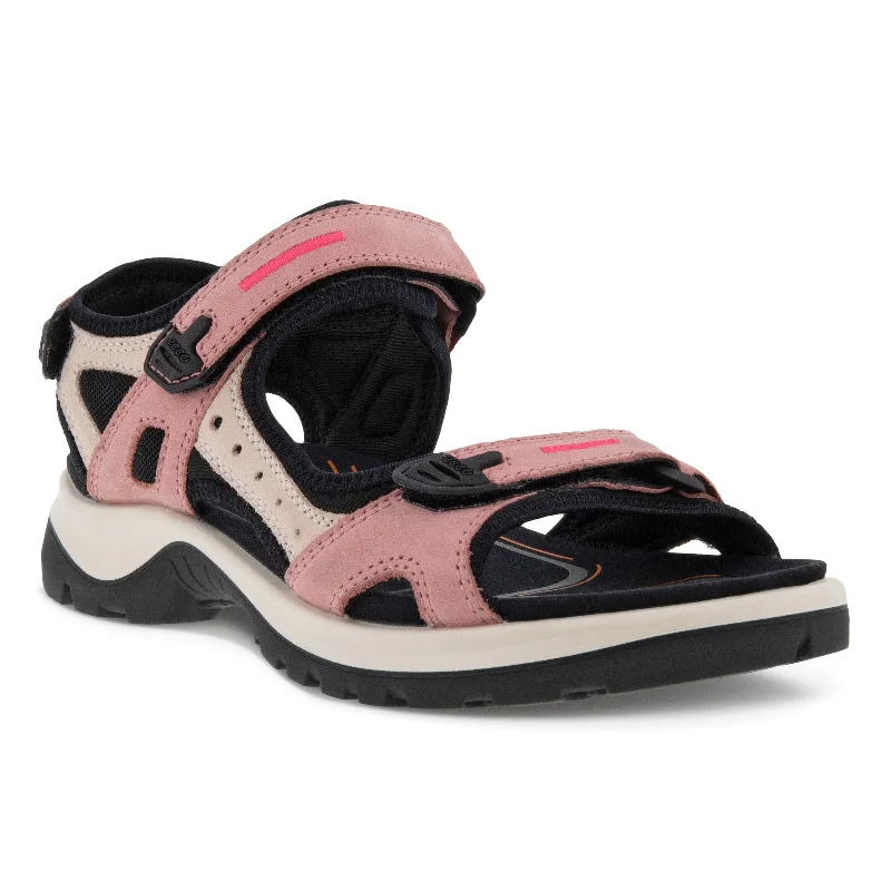 Anti - Slip Women's Sandals with a Grooved Sole in Green for Outdoor AdventuresYucatan - Damask Rose Anti - Slip Women's Sandals with a Grooved Sole in Green for Outdoor AdventuresYucatan - Damask Rose
