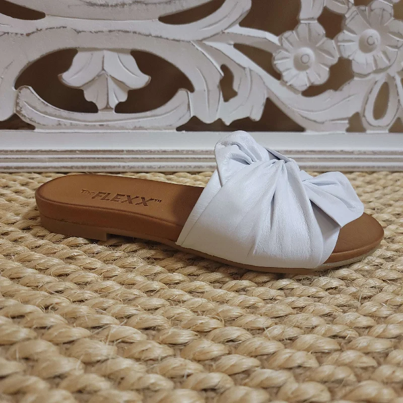 WHITE LEATHER