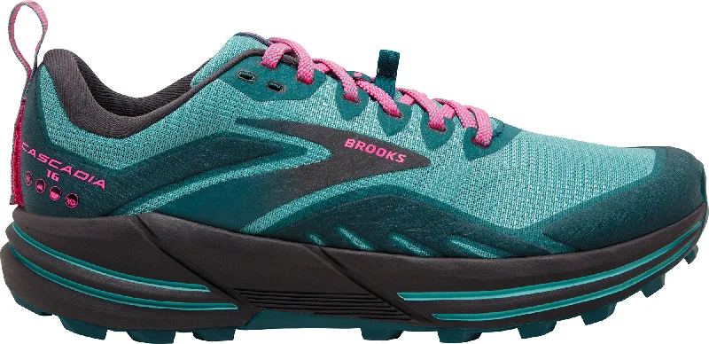 Slip - Resistant Rubber Outsole Women's Running Shoes in Gray for Slippery SurfacesBrooks Cascadia 16 Womens Trail Running Shoes - Blue Slip - Resistant Rubber Outsole Women's Running Shoes in Gray for Slippery SurfacesBrooks Cascadia 16 Womens Trail Running Shoes - Blue