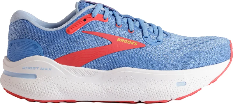 Knit Upper Women's Running Shoes in Pink with Reflective Stripes for Night RunsBrooks Ghost Max Womens Running Shoes - Blue Knit Upper Women's Running Shoes in Pink with Reflective Stripes for Night RunsBrooks Ghost Max Womens Running Shoes - Blue