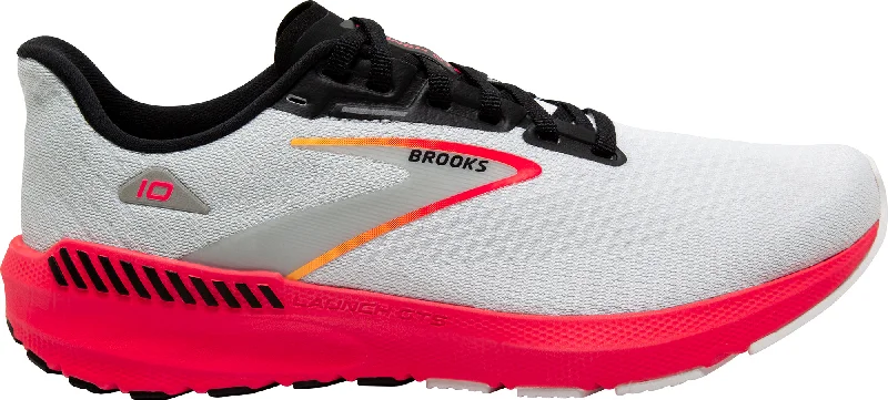 Women's Running Shoes with a Quick - Dry Lining in Coral for Moisture ManagementBrooks Launch GTS 10 Womens Running Shoes - White Women's Running Shoes with a Quick - Dry Lining in Coral for Moisture ManagementBrooks Launch GTS 10 Womens Running Shoes - White