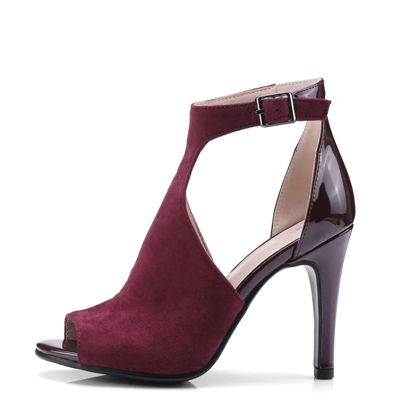 Lightweight Synthetic Flamenco Dance Shoes in Maroon for Easy ManeuveringYXZJ Women's PU Suede 10cm Slim Heel Rubber Sole Dance Boots Dance Shoes Lightweight Synthetic Flamenco Dance Shoes in Maroon for Easy ManeuveringYXZJ Women's PU Suede 10cm Slim Heel Rubber Sole Dance Boots Dance Shoes