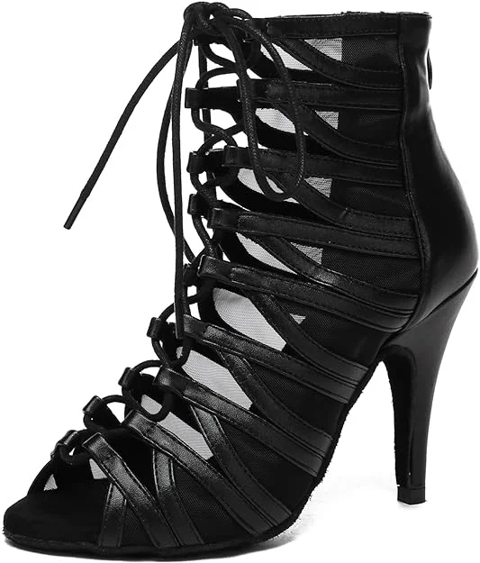 Wide - Width Latin Dance Shoes in Red with High Heels for a Sexy LookDance Boots Black Salsa Bachata Heels Dancer Boots Wide - Width Latin Dance Shoes in Red with High Heels for a Sexy LookDance Boots Black Salsa Bachata Heels Dancer Boots