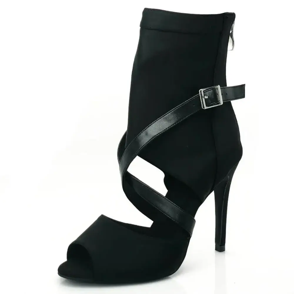 High - Quality Leather Salsa Dance Shoes in Sky Blue for Professional DancersDance Heels Boots Black High Heels Dance Shoes High - Quality Leather Salsa Dance Shoes in Sky Blue for Professional DancersDance Heels Boots Black High Heels Dance Shoes