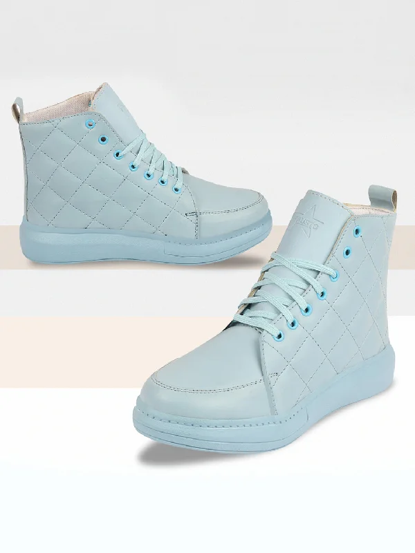 Low - Top Women's Tennis Sneakers in Bright Neon for a Pop of Color on the CourtWomen Sky Blue High Ankle Top Wedge Heels Stitched Design Lace Up Sneakers Shoes Low - Top Women's Tennis Sneakers in Bright Neon for a Pop of Color on the CourtWomen Sky Blue High Ankle Top Wedge Heels Stitched Design Lace Up Sneakers Shoes