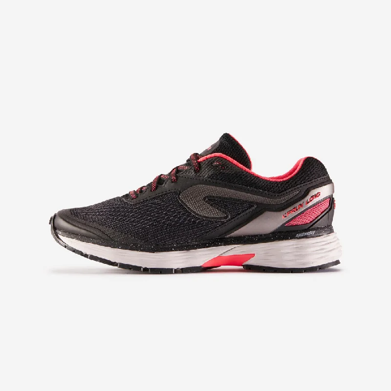 Women's Running Shoes with a Shock - Absorbing Midsole in Yellow for a Smooth RideKIPRUN LONG WOMEN'S RUNNING SHOES CORAL Women's Running Shoes with a Shock - Absorbing Midsole in Yellow for a Smooth RideKIPRUN LONG WOMEN'S RUNNING SHOES CORAL