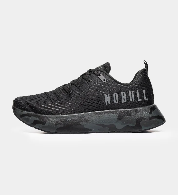 Knit Upper Women's Running Shoes in Pink with Reflective Stripes for Night RunsWomen's Camo NOBULL JOURNEY Knit Upper Women's Running Shoes in Pink with Reflective Stripes for Night RunsWomen's Camo NOBULL JOURNEY