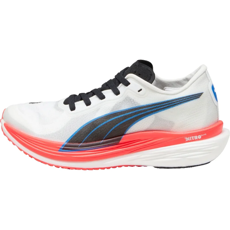 Padded Tongue and Collar Women's Running Shoes in Green for Added ComfortPuma Deviate Nitro Elite 2 Womens Running Shoes - White Padded Tongue and Collar Women's Running Shoes in Green for Added ComfortPuma Deviate Nitro Elite 2 Womens Running Shoes - White