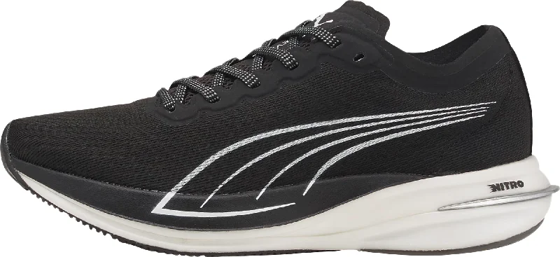 Slip - Resistant Rubber Outsole Women's Running Shoes in Gray for Slippery SurfacesPuma Deviate Nitro Womens Running Shoes - Black Slip - Resistant Rubber Outsole Women's Running Shoes in Gray for Slippery SurfacesPuma Deviate Nitro Womens Running Shoes - Black