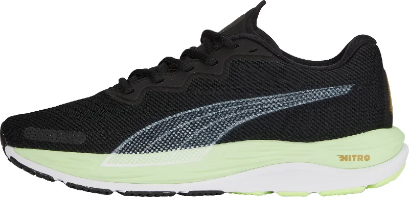 Women's Running Shoes with a Heel Counter in Pink for Heel SupportPuma Velocity Nitro 2 Womens Running Shoes - Black