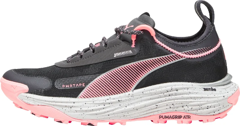 Slip - Resistant Rubber Outsole Women's Running Shoes in Gray for Slippery SurfacesPuma Voyage Nitro 3 Womens Trail Running Shoes - Grey Slip - Resistant Rubber Outsole Women's Running Shoes in Gray for Slippery SurfacesPuma Voyage Nitro 3 Womens Trail Running Shoes - Grey