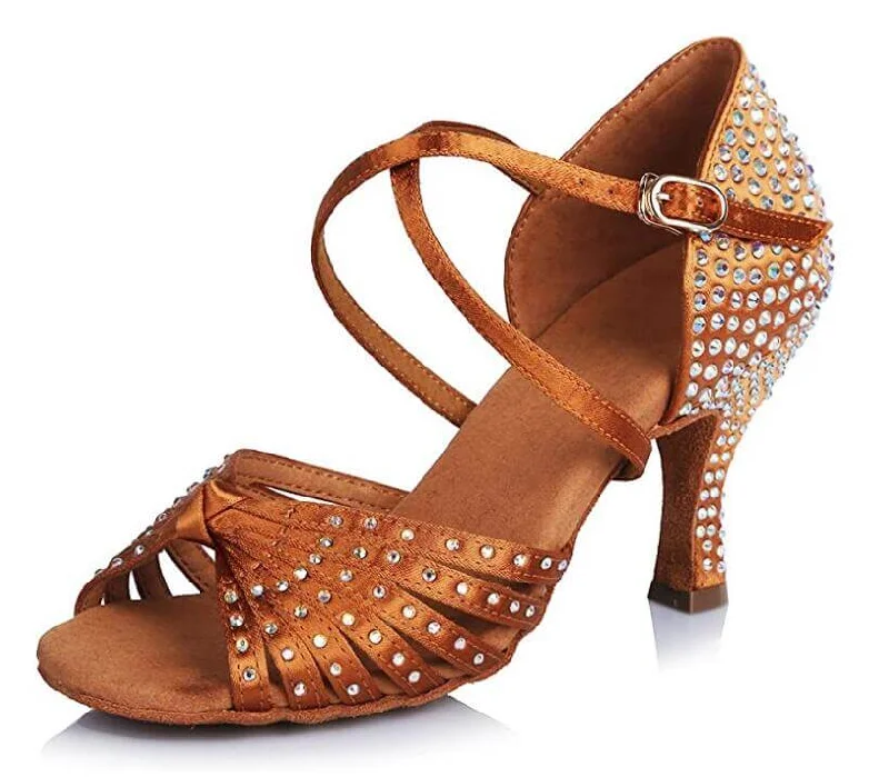 Water - Resistant Canvas Contemporary Dance Shoes in Multicolor for Outdoor UseTan Rhinestone Ballroom Dancing Shoes Latin Salsa Performance Dance Shoes Water - Resistant Canvas Contemporary Dance Shoes in Multicolor for Outdoor UseTan Rhinestone Ballroom Dancing Shoes Latin Salsa Performance Dance Shoes