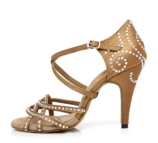 Stretchable Canvas Jazz Dance Shoes in Black for Comfortable MovementsTan Rhinestone Ballroom Latin Salsa Bachata Dance Shoes Stretchable Canvas Jazz Dance Shoes in Black for Comfortable MovementsTan Rhinestone Ballroom Latin Salsa Bachata Dance Shoes