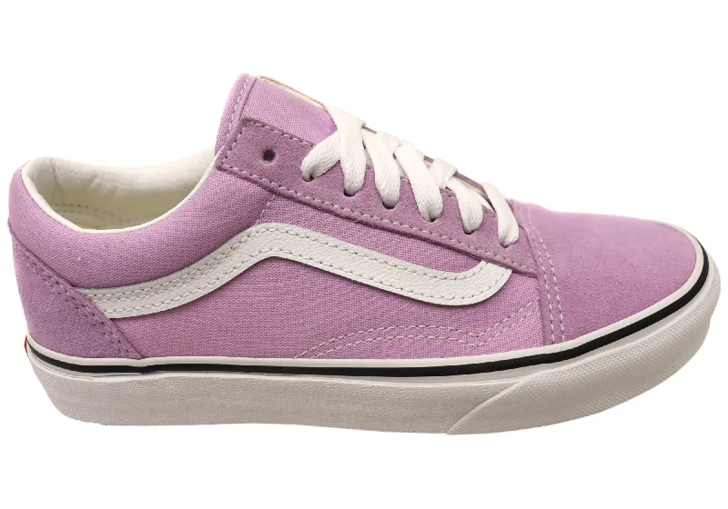 Vegan - Friendly Women's Sneakers Made from Recycled Materials for an Eco - Conscious ChoiceVans Womens Old Skool Color Theory Lupine Sneakers Vegan - Friendly Women's Sneakers Made from Recycled Materials for an Eco - Conscious ChoiceVans Womens Old Skool Color Theory Lupine Sneakers