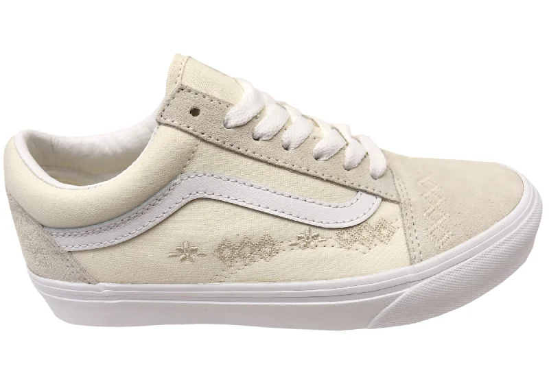 Water - Resistant Women's Hiking Sneakers with Traction Outsoles for Outdoor AdventuresVans Womens Old Skool Craftcore Marshmallow Sneakers Water - Resistant Women's Hiking Sneakers with Traction Outsoles for Outdoor AdventuresVans Womens Old Skool Craftcore Marshmallow Sneakers