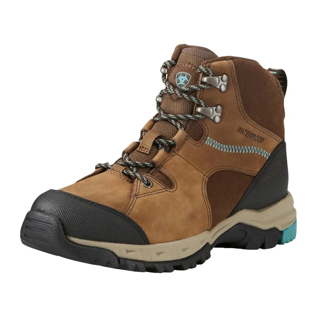 Women's Hiking Shoes with Reflective Trim in Silver for Night HikesAriat Womens Skyline Mid Waterproof Boots Women's Hiking Shoes with Reflective Trim in Silver for Night HikesAriat Womens Skyline Mid Waterproof Boots