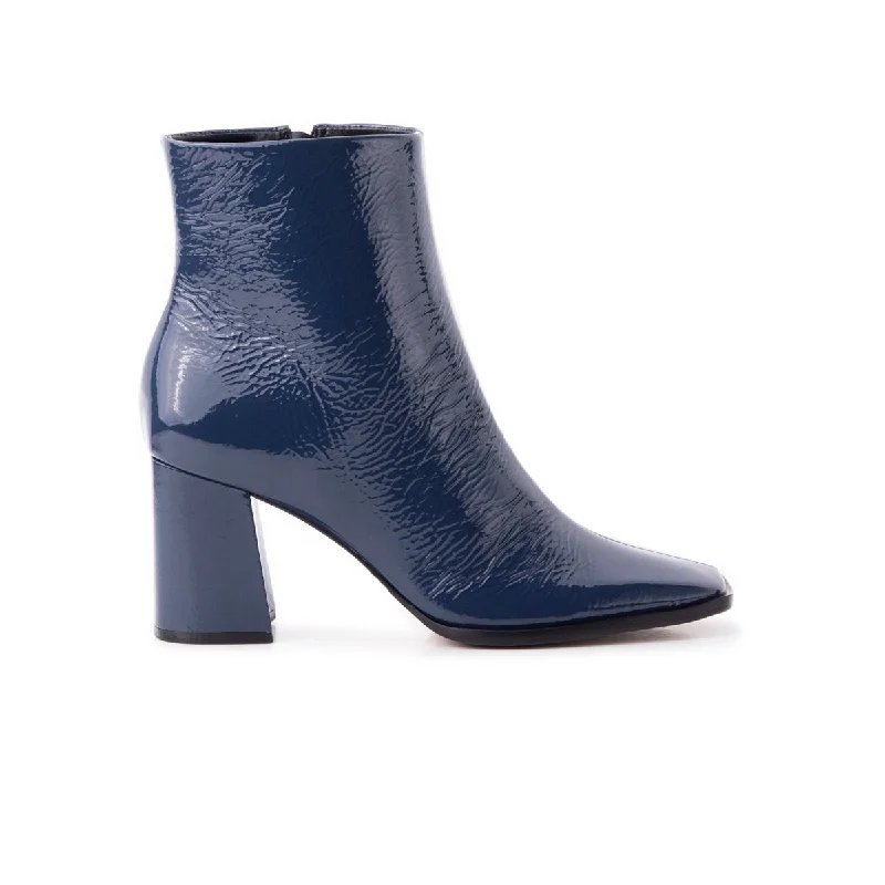 women's ankle boots for officeBally Navy Naplack